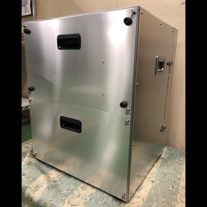 仮保護盤(現地での作業用カスタム製品)/板金(SUS)+アルミ+塗装仕様