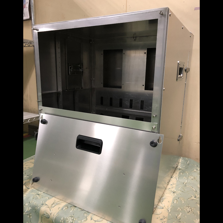仮保護盤(現地での作業用カスタム製品)/板金(SUS)+アルミ+塗装仕様